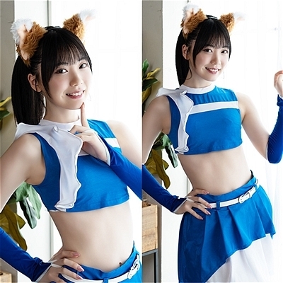 �e�u���[�_���X�n�`�A�K�[���w�i�R�X�`���[���j